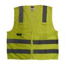 Radians Hi-Viz Green Polyester Mesh Surveyor Safety Vest in Hi-Viz Green 