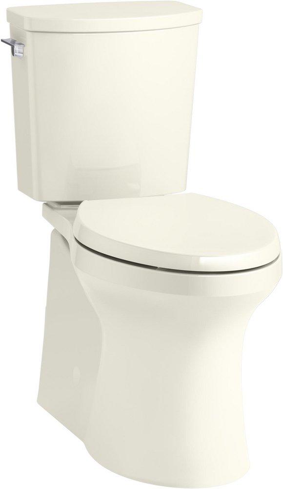 KOHLER Biscuit 1.28 gpf Elongated Floor Mount Two Piece Toilet 