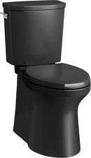 1.28 gpf Elongated Two Piece Toilet in Black Black