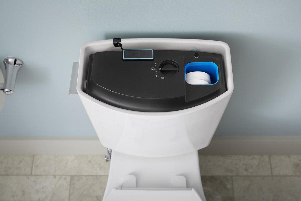 KOHLER White 1.28 gpf Elongated Floor Mount Two Piece Toilet 