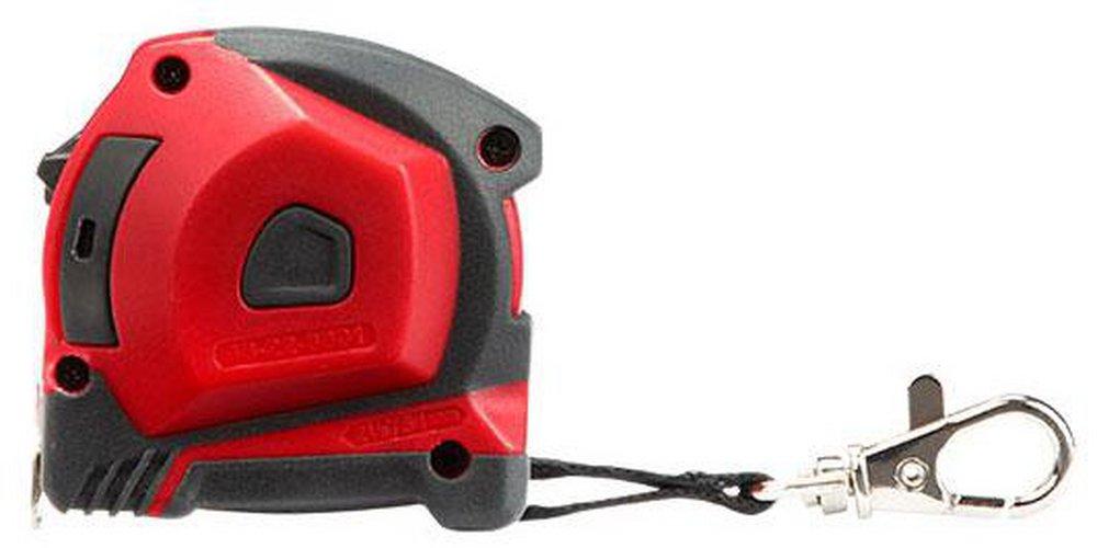 Milwaukee&reg; Silver Keychain Tape Measure with LED 