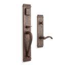 Signature Hardware Antique Brass Brass Rectangular Entrance Door Set with Lever Handle 