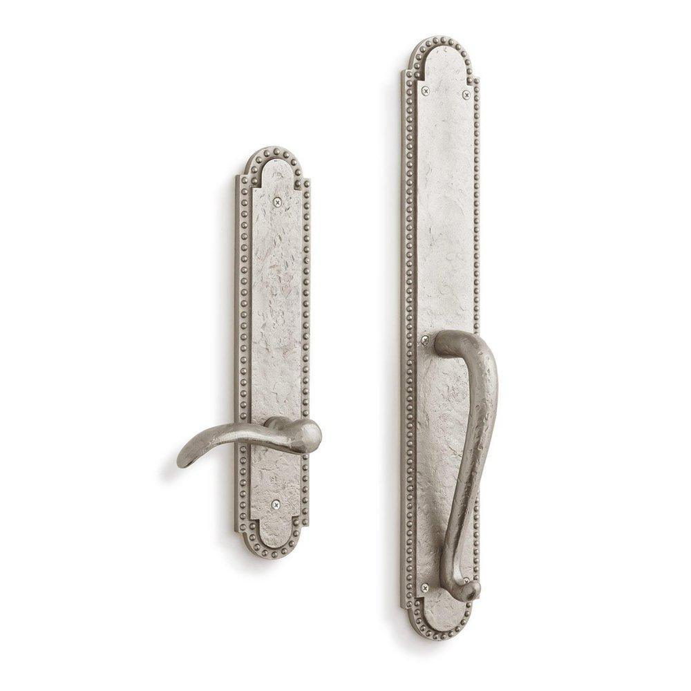 Signature Hardware Dark Bronze Bronze Oval Entrance Door Set with Dummy Handle 