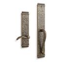 Brass Rectangular Entrance Door Set with Dummy Handle in Satin Brass