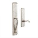 Bronze Rectangular Entrance Door Set with Dummy Handle in Dark Bronze