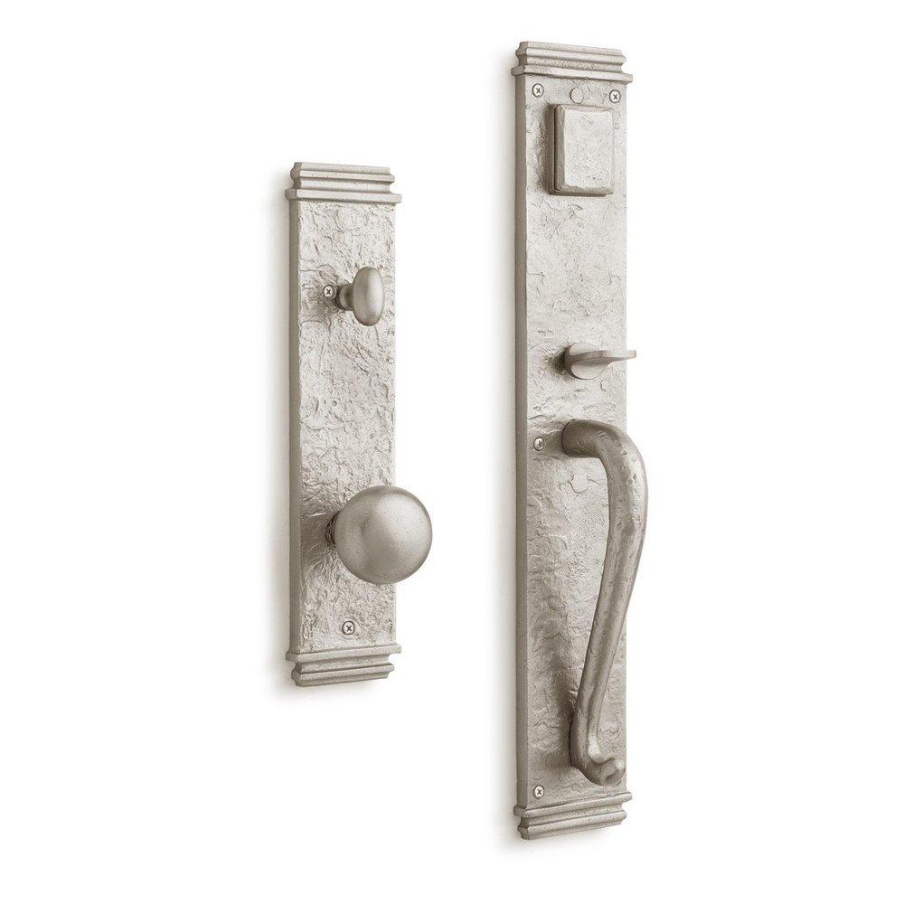 Signature Hardware Dark Bronze Bronze Entrance Set with Round Door Knob 