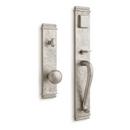 Signature Hardware Dark Bronze Bronze Entrance Set with Round Door Knob 