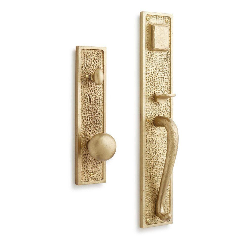 Signature Hardware Dark Bronze 3-1/4 in. Lever Entrance Door Set Entrance Set 