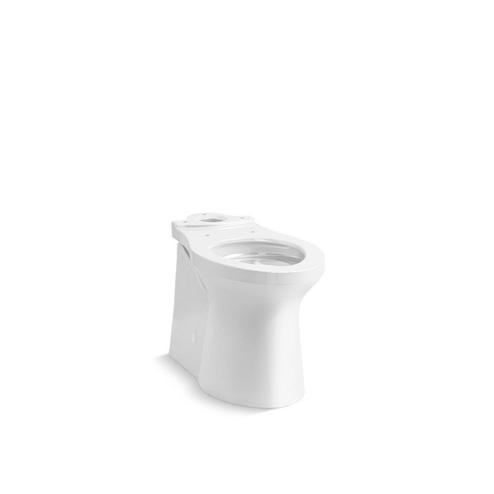 KOHLER White 1.28 gpf Elongated Floor Mount Toilet Bowl 
