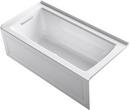 KOHLER White 60 x 30 in. Air Bath Alcove Bathtub in White 
