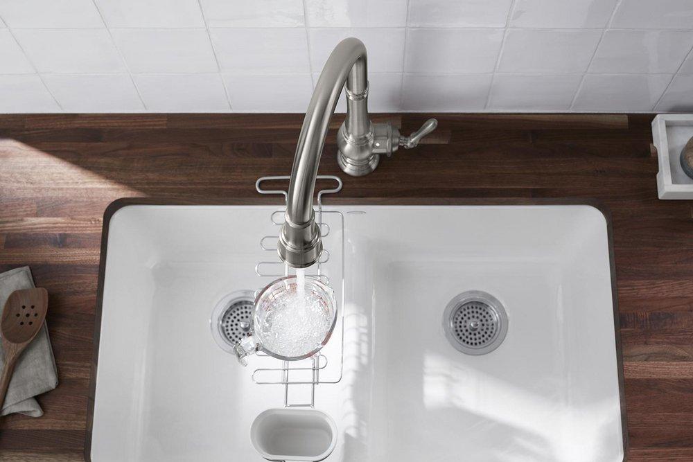 KOHLER Vibrant Stainless Single Handle Pull Down Kitchen Faucet 