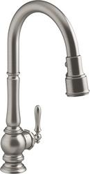 KOHLER Vibrant® Stainless Single Handle Pull Down Kitchen Faucet 