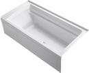 KOHLER White 72 x 36 in. Air Bath Alcove Bathtub Right Drain 