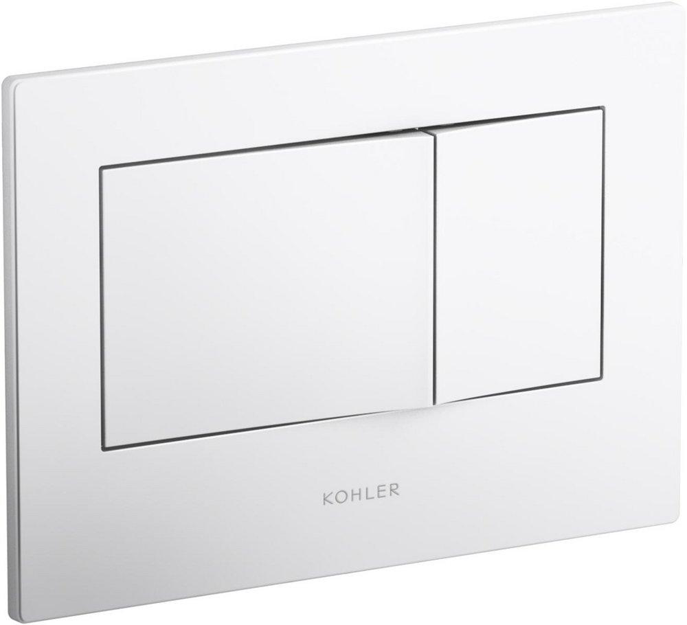KOHLER White Flush Actuator Plate 