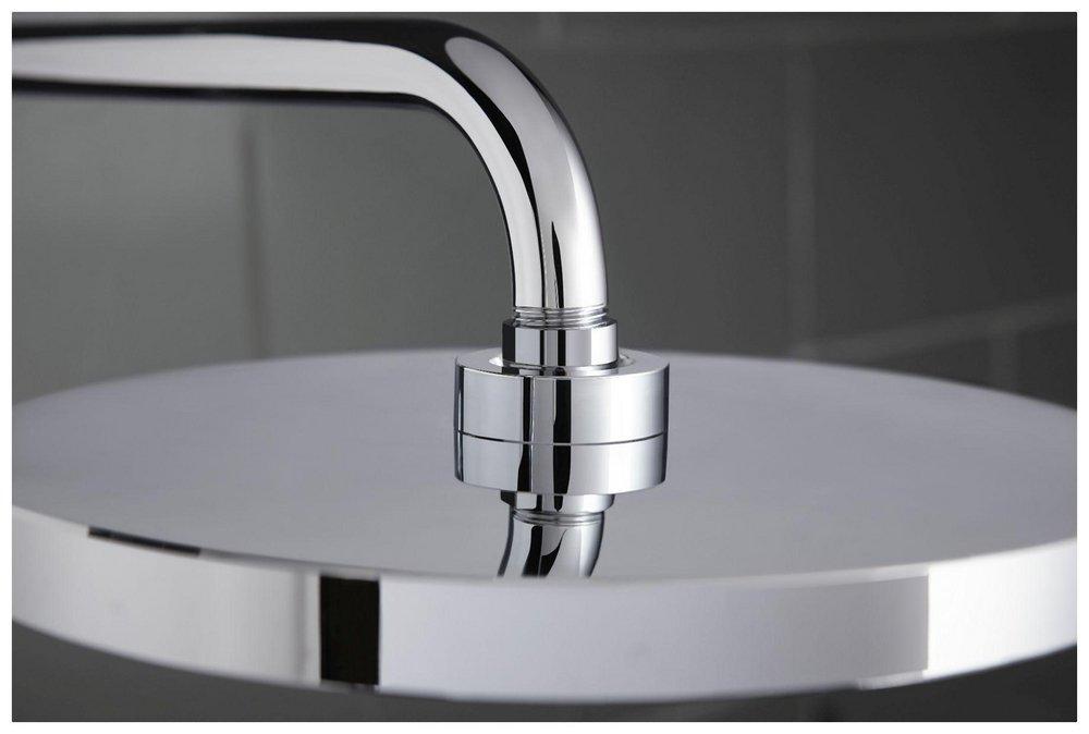 KOHLER Matte Black Single Drenching Rain and Full Coverage Showerhead 