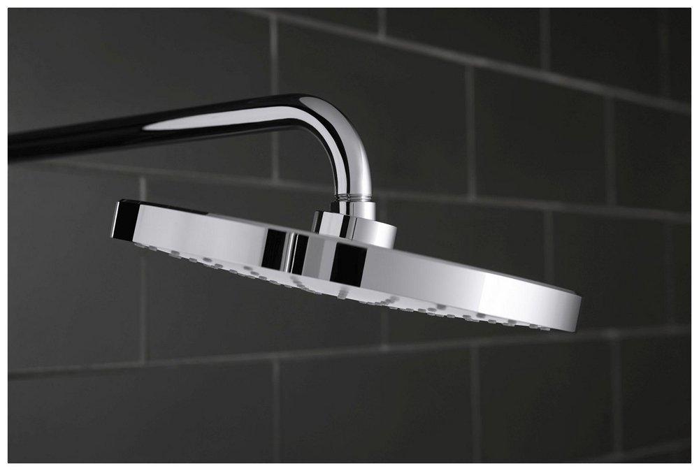 KOHLER Matte Black Single Drenching Rain and Full Coverage Showerhead 