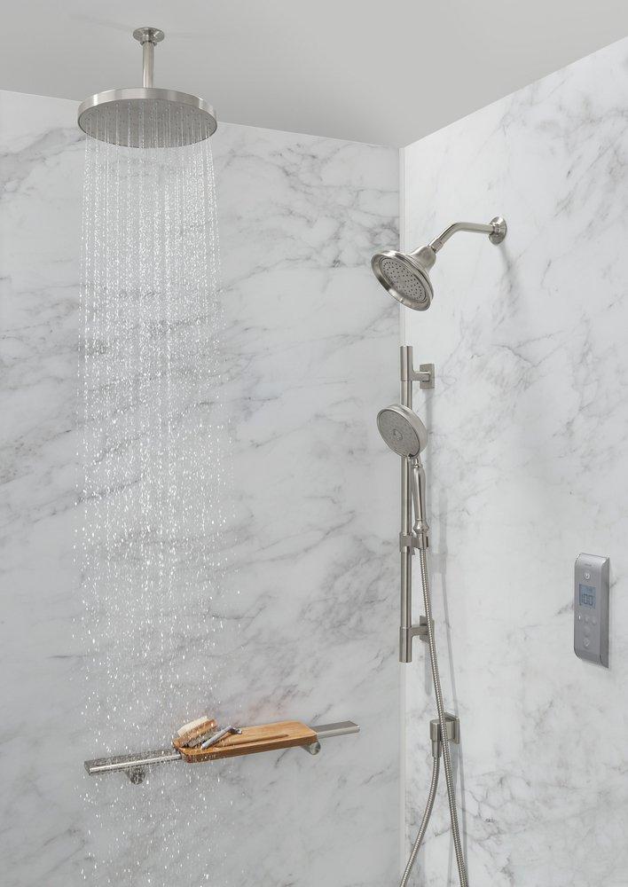 KOHLER Matte Black Single Drenching Rain and Full Coverage Showerhead 