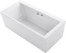 KOHLER White 72 x 35-7/8 in. Freestanding Bathtub Center Drain 