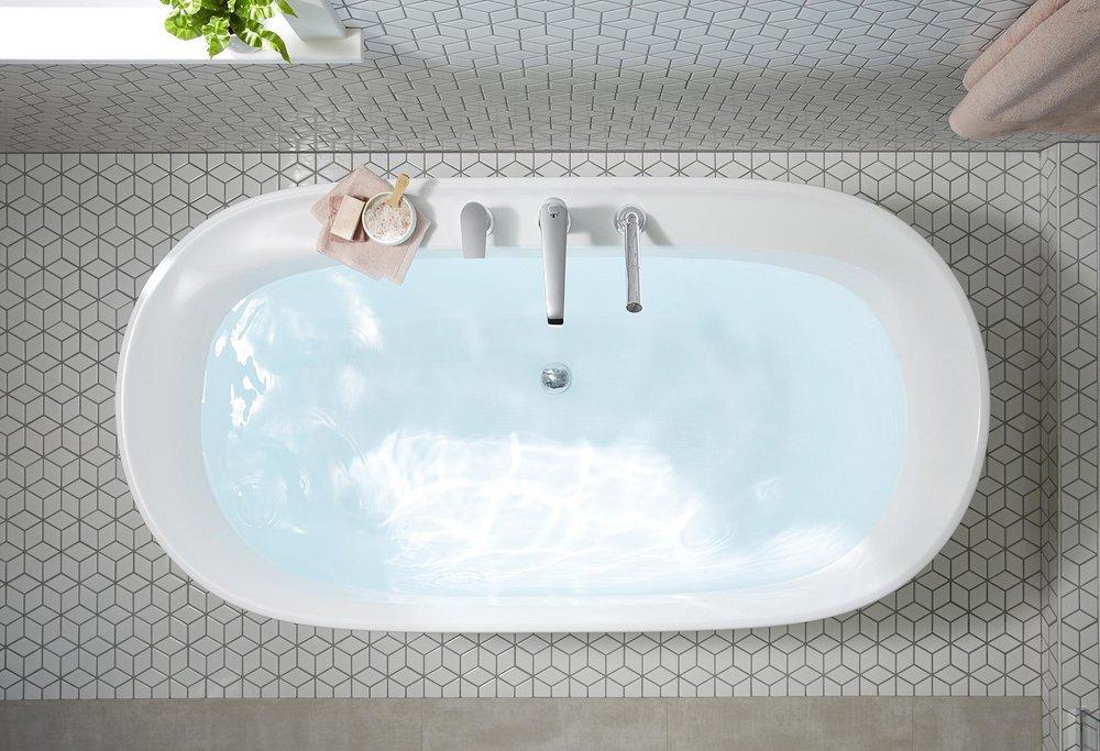 KOHLER Polished Chrome Single Handle Roman Tub Faucet 