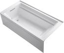 KOHLER White 72 x 36 in. Air Bath Alcove Bathtub with Left Drain 