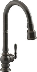Single Handle Pull Down Touchless Kitchen Faucet in Oil Rubbed Bronze