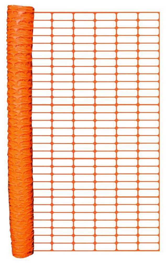 Presco Orange Glo 4 ft. Standard Safety Fence in Orange 