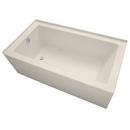 60 x 30 Air Bath Alcove Bathtub with Left Hand Drain in Biscuit