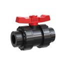 1-1/4 in Plastic Full Port Socket Weld 150# Ball Valve