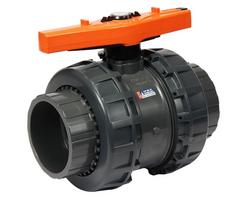 2-1/2 in. Plastic CPVC Full NPT x Socket Weld 150# Ball Valve