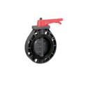 3 in. Plastic Flanged EPDM Lever Operator Butterfly Valve