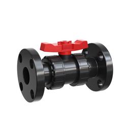 4 in. Plastic PVC Full Port Flanged 150# Ball Valve
