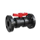 1-1/2 in Plastic Full Port Flanged x Flanged  150# Ball Valve