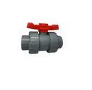 1/2 in Plastic Full Port Socket Weld x Socket Weld 150# Ball Valve