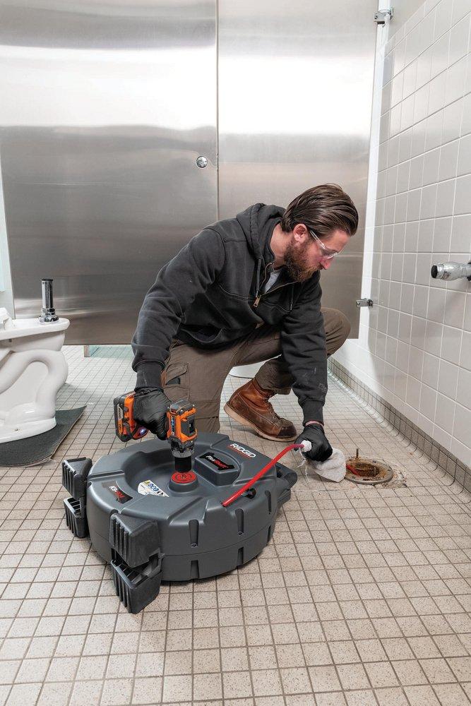 RIDGID Dark Grey Electric Drain Cleaning Machine for 2 - 4 in. Pipe 