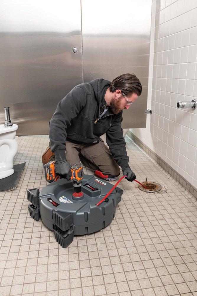 RIDGID Dark Grey Electric Drain Cleaning Machine for 2 - 4 in. Pipe 