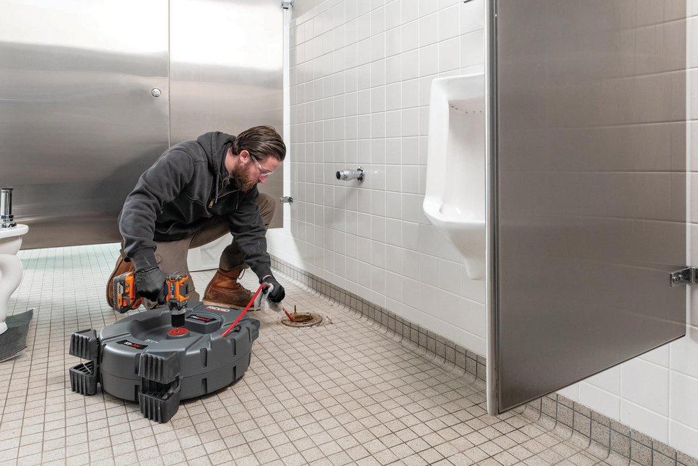 RIDGID Dark Grey Electric Drain Cleaning Machine for 2 - 4 in. Pipe 