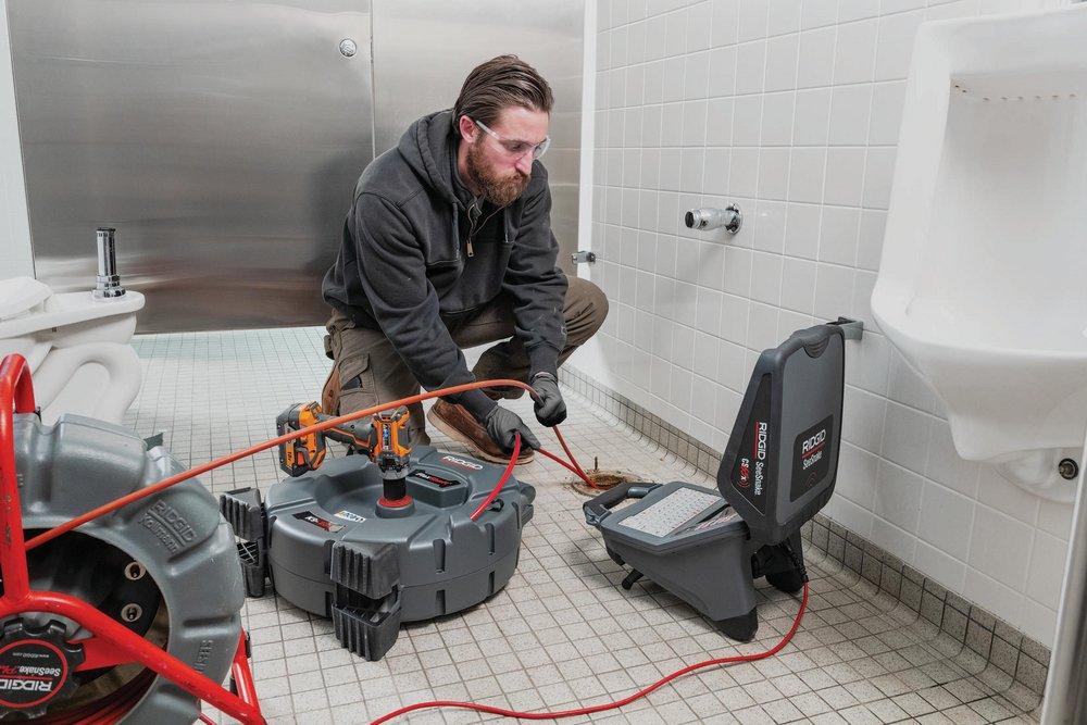 RIDGID Dark Grey Electric Drain Cleaning Machine for 2 - 4 in. Pipe 