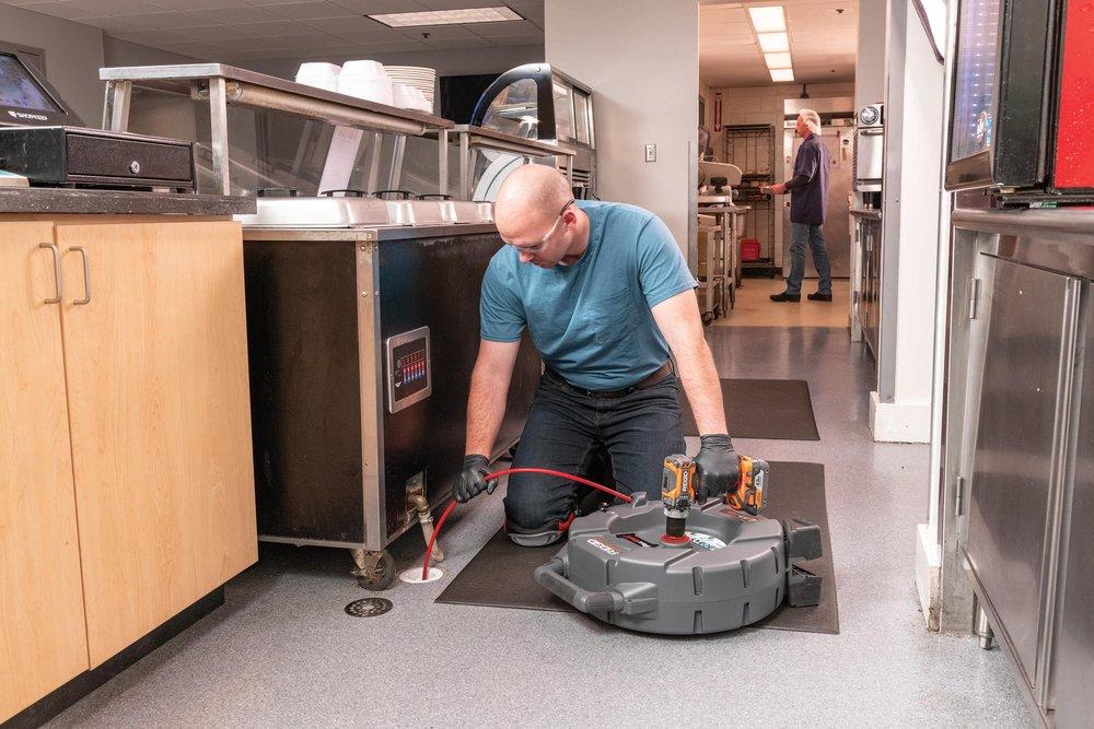 RIDGID Dark Grey Electric Drain Cleaning Machine for 1-1/4 - 2 in. Pipe 