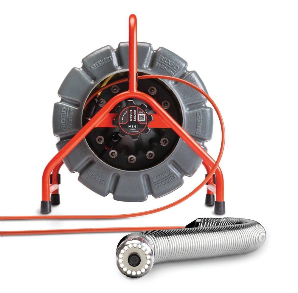 RIDGID Grey 200 ft. True Sense Mini Camera Reel 