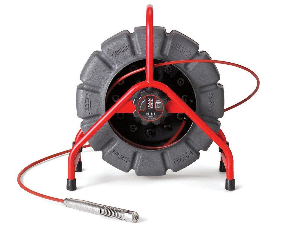 RIDGID Grey 200 ft. True Sense Mini Camera Reel 