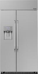 42 in. 24.3 cu. ft. Side-By-Side Refrigerator in Stainless Steel