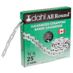 3/4 in. x 25 ft. Galvanized Steel Hanger Strap