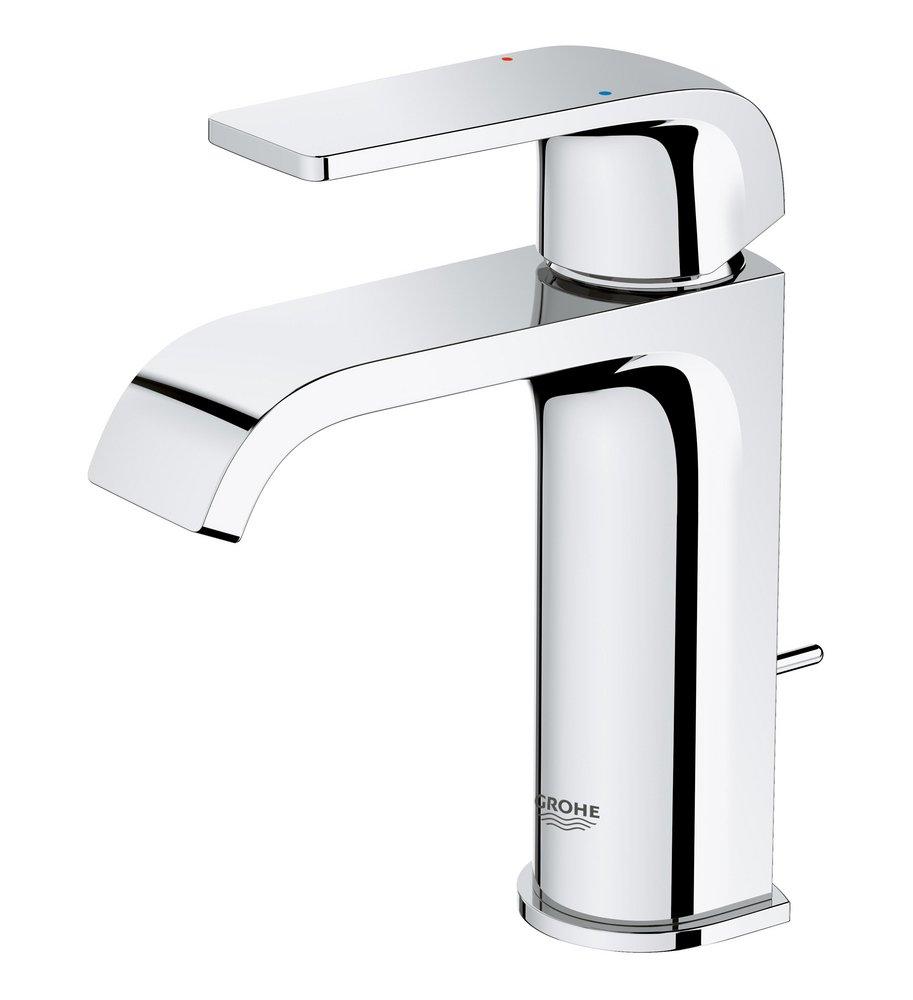 GROHE StarLight&reg; Chrome Single Handle Centerset Bathroom Sink Faucet 