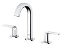 GROHE StarLight&reg; Chrome Two Handle Widespread Bathroom Sink Faucet 