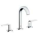 GROHE StarLight&reg; Chrome Two Handle Widespread Bathroom Sink Faucet 