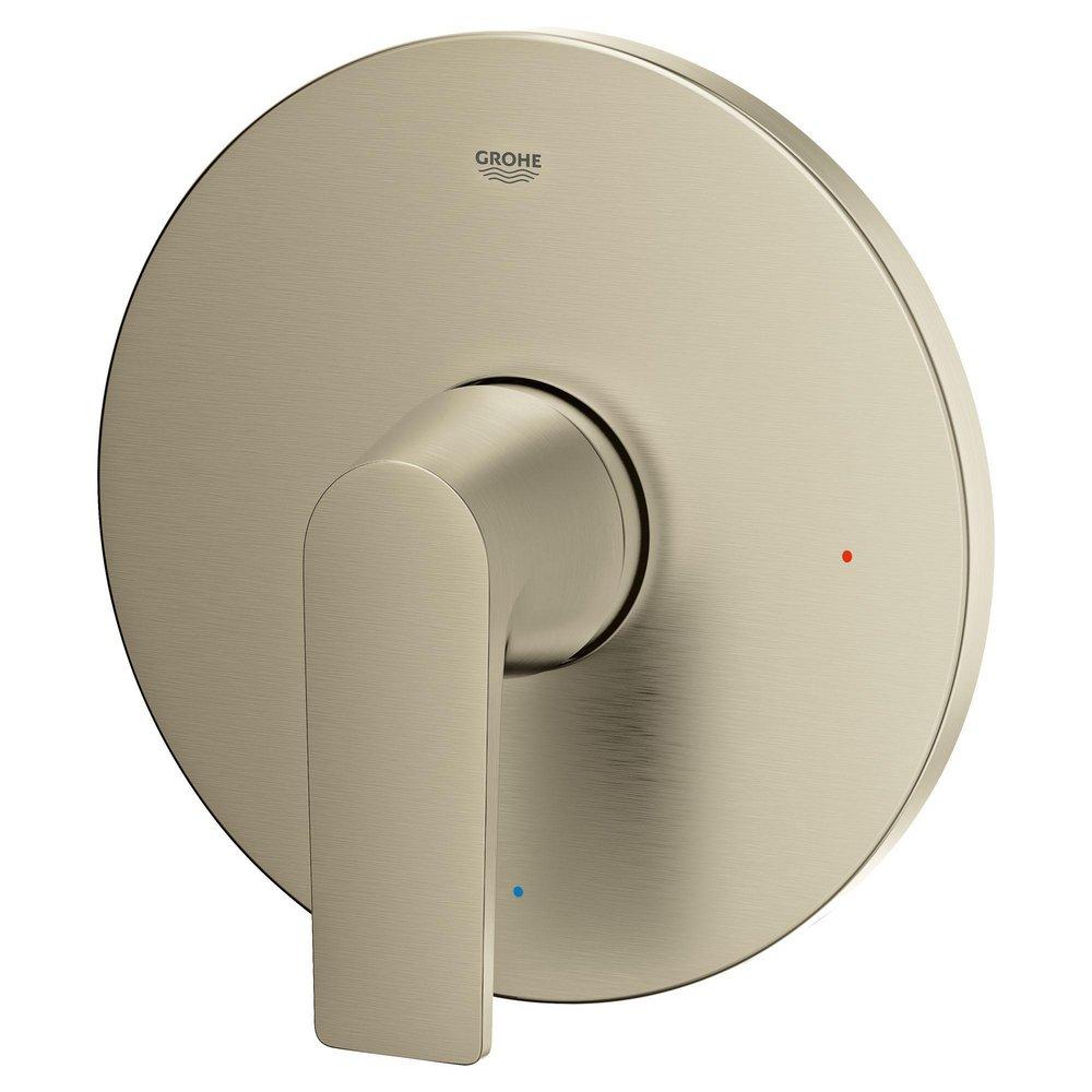 GROHE Brushed Nickel Infinity Finish™ Single Handle Bathtub & Shower Faucet (Trim Only) 