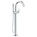 GROHE StarLight® Chrome Single Handle Lever Floor Mount Filler 