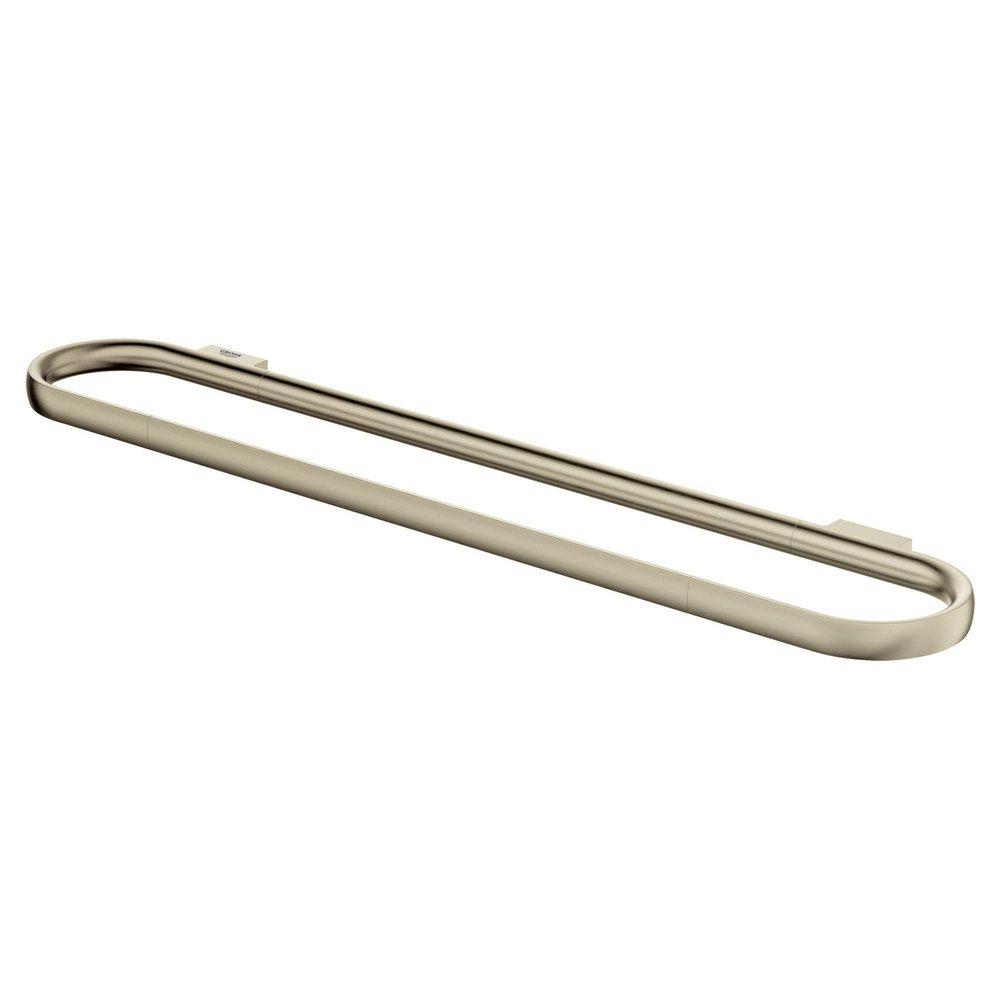 GROHE Brushed Nickel 18 in. Towel Bar 