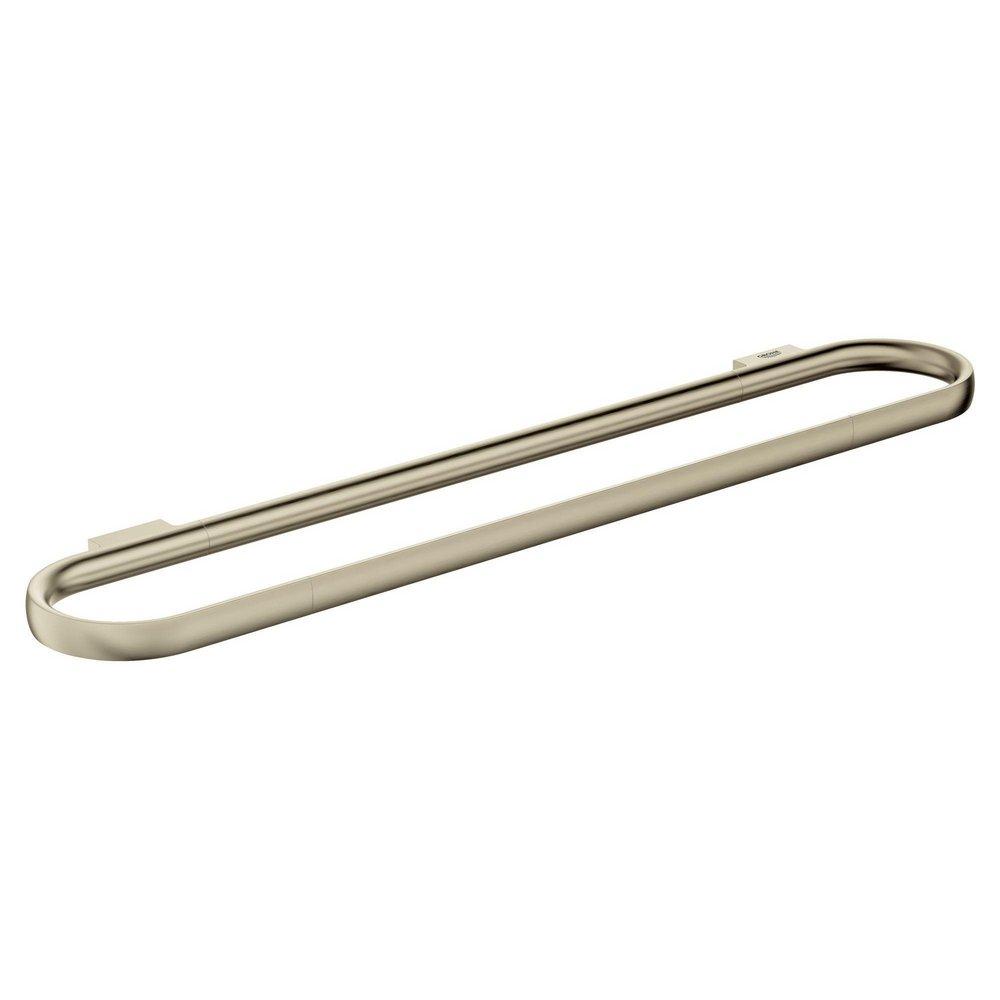 GROHE Brushed Nickel 18 in. Towel Bar 