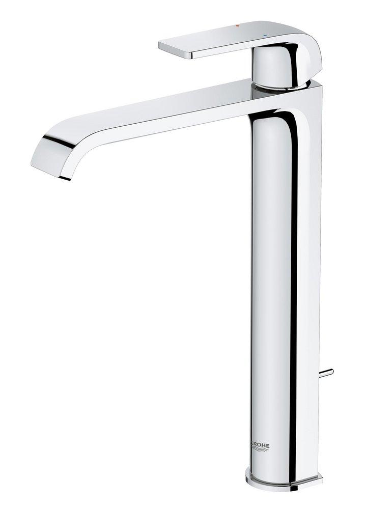 GROHE StarLight&reg; Chrome Single Handle Vessel Filler Bathroom Sink Faucet 